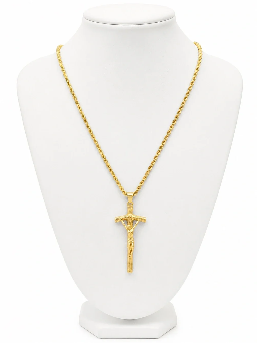 Vintage Jesus Cross necklace